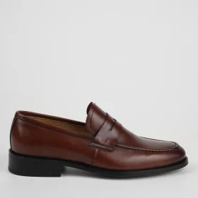 Férfi loafer cipő  2005/875 barna