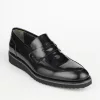 Férfi loafer cipő  7574 430 fekete