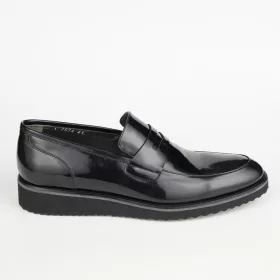 Férfi loafer cipő  7574 430 fekete