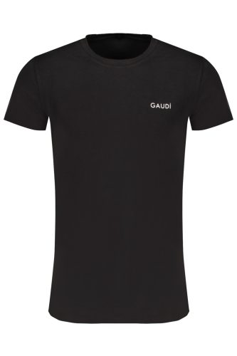 GAUDÌ FÉRFI RÖVID UJJÚ PÓLÓ, FEKETE