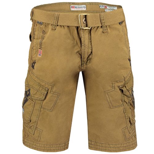 PEANUT KHAKI OLDALZSEBES FÉRFI RÖVIDNADRÁG 019
