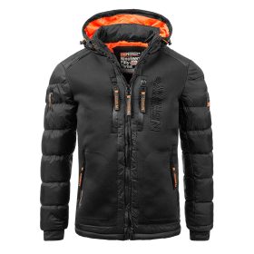 BEACHWOOD FEKETE FÉRFI KABÁT