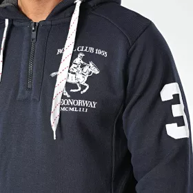 FOLTON NAVY FÉRFI KAPUCNIS PULÓVER 4783