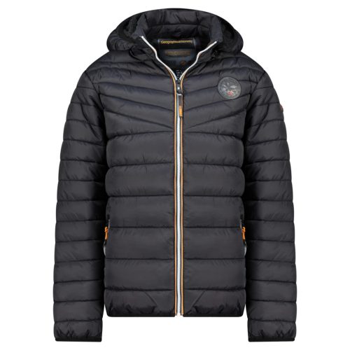 BROOK HOOD BLACK FÉRFI DZSEKI