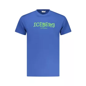 ICEBERG FÉRFI RÖVID UJJÚ PÓLÓ, KÉK