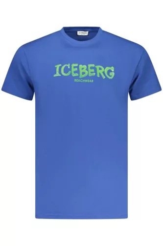 ICEBERG FÉRFI RÖVID UJJÚ PÓLÓ, KÉK