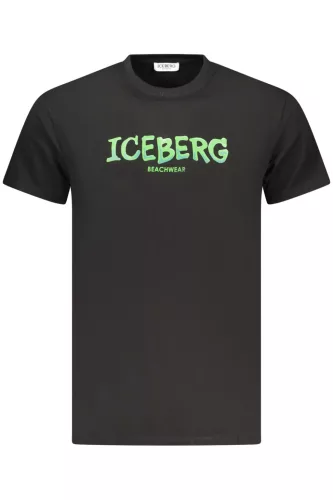ICEBERG FÉRFI RÖVID UJJÚ PÓLÓ FEKETE