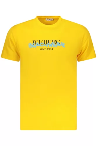 ICEBERG FÉRFI RÖVID UJJÚ SÁRGA PÓLÓ