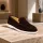 ICON2.020.08 Sötétbarna velúr slip-on férfi cipő fehér talppal