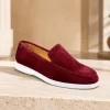 ICON2.020.10 Bordó slip-on cipő fehér talppal 