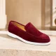 ICON2.020.10 Bordó slip-on cipő fehér talppal 