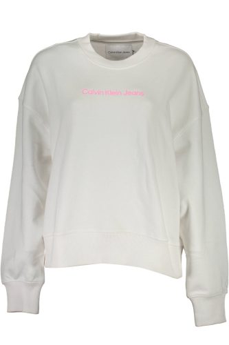 CALVIN KLEIN CIPZÁR NÉLKÜLI NŐI PULÓVER FEHÉR