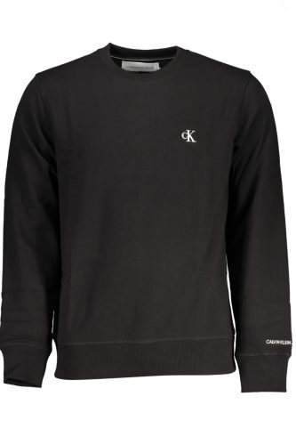 CALVIN KLEIN FÉRFI FEKETE CIPZÁROS PULÓVER