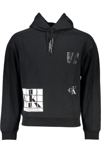 CALVIN KLEIN PULÓPÓL CIPZZÁR NÉLKÜL FEKETE FÉRFI