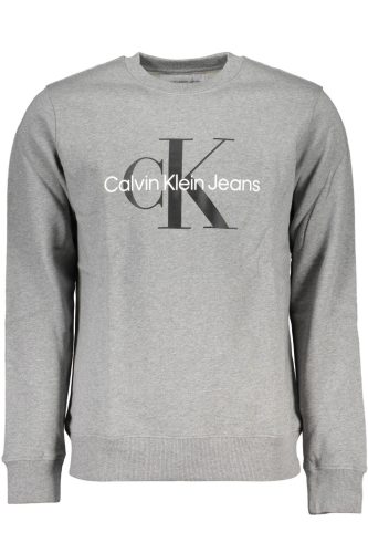 CALVIN KLEIN FÉRFI SZÜRKE CIPZÁZATLAN PÓLÓ