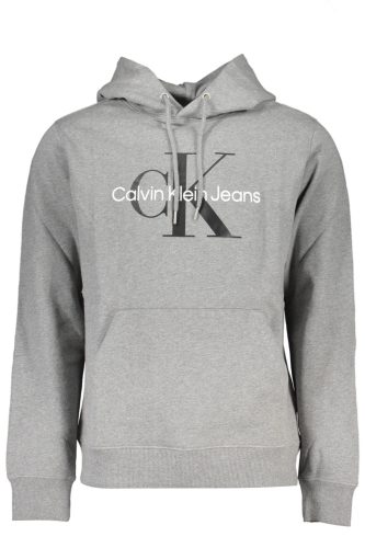 CALVIN KLEIN FÉRFI SZÜRKE CIPZÁZATLAN PÓLÓ