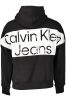 CALVIN KLEIN FÉRFI FEKETE CIPZÁROS PULÓVER