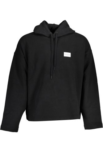 CALVIN KLEIN PULÓPÓL CIPZZÁR NÉLKÜL FEKETE FÉRFI
