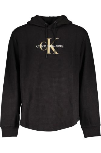 CALVIN KLEIN PULÓPÓL CIPZZÁR NÉLKÜL FEKETE FÉRFI