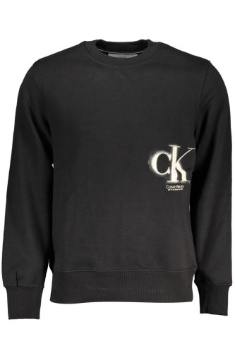 CALVIN KLEIN PULÓPÓL CIPZZÁR NÉLKÜL FEKETE FÉRFI