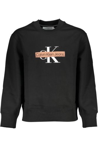 CALVIN KLEIN FÉRFI FEKETE CIPZÁR NÉLKÜLI PÓLÓ