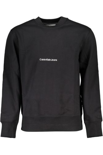 CALVIN KLEIN FÉRFI FEKETE CIPZÁZATLAN PÓLÓ