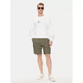 CALVIN KLEIN PAMUT FÉRFI PULÓVER J30J325516 FEHÉR