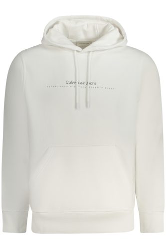 CALVIN KLEIN FÉRFI CIPZÁRZATOS PÓLÓ, FEHÉR