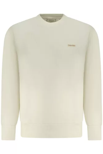 CALVIN KLEIN CIPZÁR NÉLKÜLI FÉRFI PULÓVER BÉZS