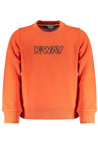 K-WAY Narancssárga, cipzár nélküli pulóver GYERMEKEKNEK