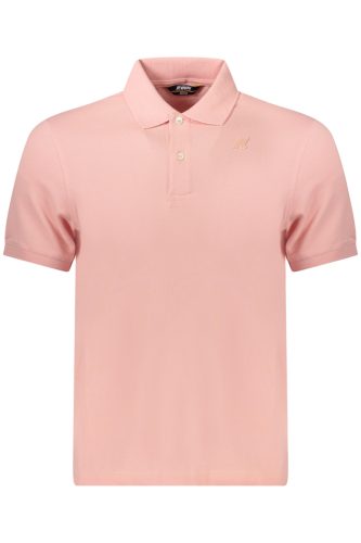 K-WAY POLO RÖVID UJJÚ FÉRFI RÓZSASZÍN