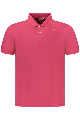 K-WAY POLO RÖVID UJJÚ FÉRFI RÓZSASZÍN