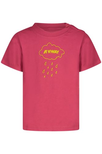 K-WAY RÖVID UJJÚ PÓLÓ LÁNY RÓZSASZÍN