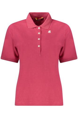 K-WAY POLO RÖVID UJJÚ NŐI RÓZSASZÍN