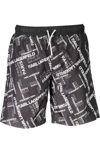 KARL LAGERFELD BEACHWEAR FÜRDŐRUHA ALKATRÉSZEI FÉRFI FEKETE ALATT