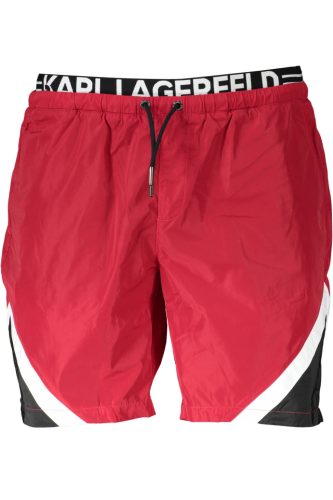KARL LAGERFELD STRANDRUHÁZAT RUHA ALKATRÉSZEK MAN RED ALATT