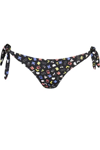 KARL LAGERFELD BEACHWEAR NŐI FÜRDŐRUHA ALSÓ FEKETE