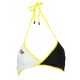 KARL LAGERFELD BEACHWEAR NŐI FÜRDŐRUHA FELSŐ FEKETE