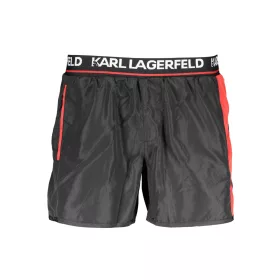 KARL LAGERFELD BEACHWEAR FÉRFI FÜRDŐRUHA FEKETE ALSÓ
