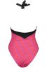 KARL LAGERFELD BEACHWEAR EGY RÉSZES NŐI PIROS FÜRDŐRUHA