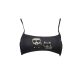 KARL LAGERFELD BEACHWEAR NŐI FÜRDŐRUHA FELSŐ FEKETE