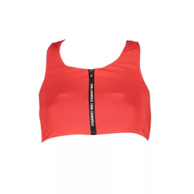 KARL LAGERFELD BEACHWEAR NŐI FÜRDŐRUHA FELSŐ PIROS