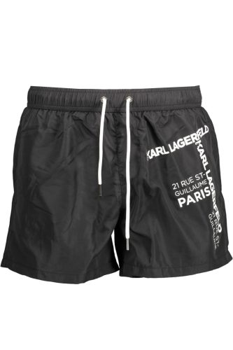 KARL LAGERFELD BEACHWEAR FÜRDŐRUHA ALKATRÉSZEK FÉRFI FEKETE