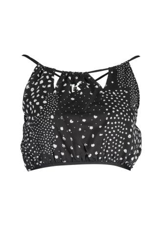KARL LAGERFELD BEACHWEAR FEKETE NŐI UJJÚ PÓLÓ