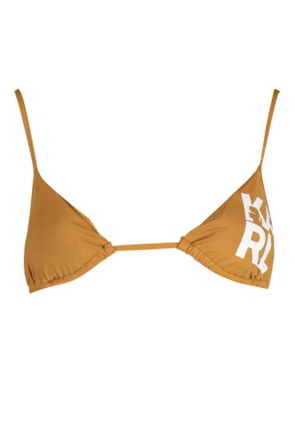 KARL LAGERFELD BEACHWEAR FÜRDŐRUHA FELSŐ NŐI BARNA