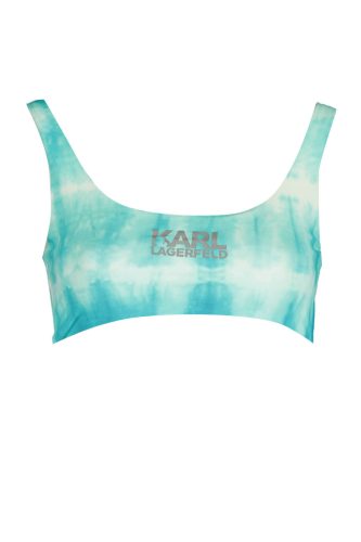 KARL LAGERFELD BEACHWEAR TOP NŐI FÜRDŐRUHA, KÉK