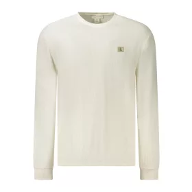 CALVIN KLEIN FÉRFI FEHÉR PULÓVER