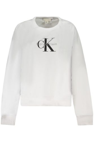 CALVIN KLEIN NŐI CIPZÁROS PULÓVER FEHÉR