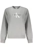 CALVIN KLEIN CIPZÁR NÉLKÜLI NŐI SZÜRKE PULÓVER