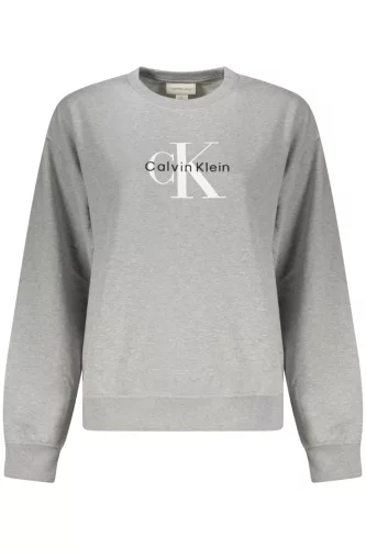 CALVIN KLEIN CIPZÁR NÉLKÜLI NŐI SZÜRKE PULÓVER
